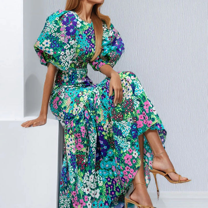 Early Spring New O Neck Fit Mermaid Dress-Dresses-Bennys Beauty World