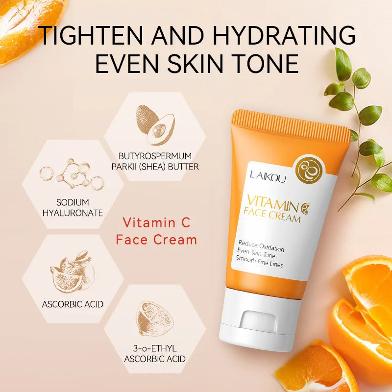 Vitamin C Face Cream Moisturizing Nourishing Japan Sakura Creams