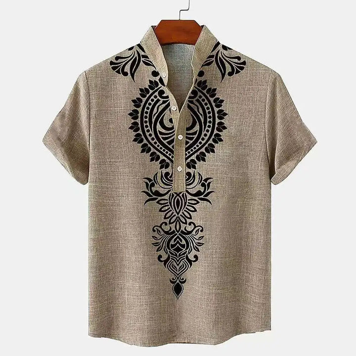 Men's Shirt Linen Men's Tops-Bennys Beauty World