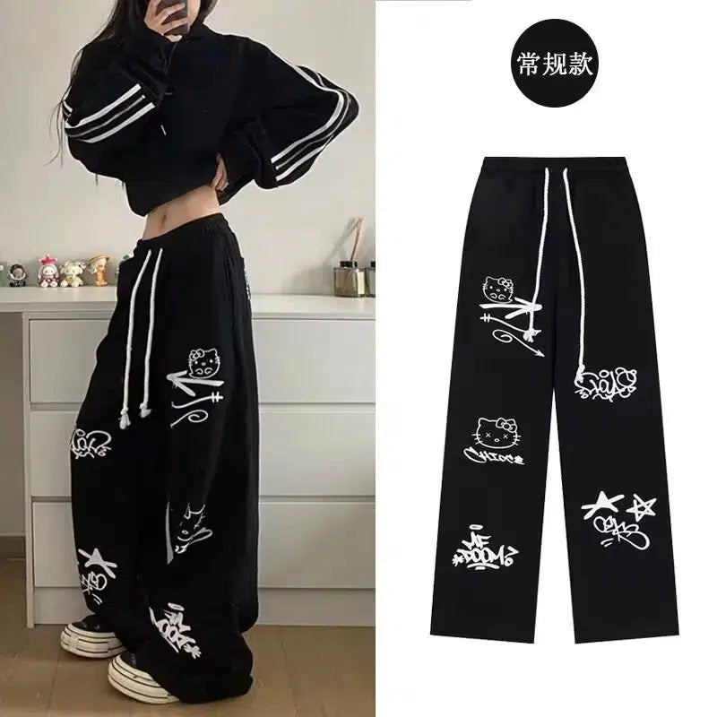 Loose Fitting Casual Pants  Fashionable Baggy Pants