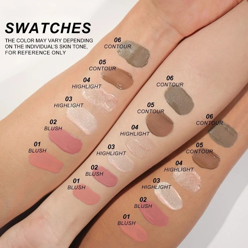 Multifunctional Liquid Blush Face Contour Highlight Eye Shadow