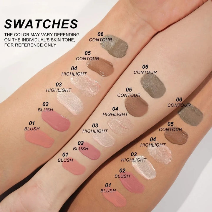 Multifunctional Liquid Blush Face Contour Highlight Eye Shadow