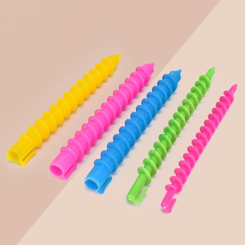 Plastic Curling Rods Hairdressing Spiral Hair Perm Rod-Curling Rods-Bennys Beauty World
