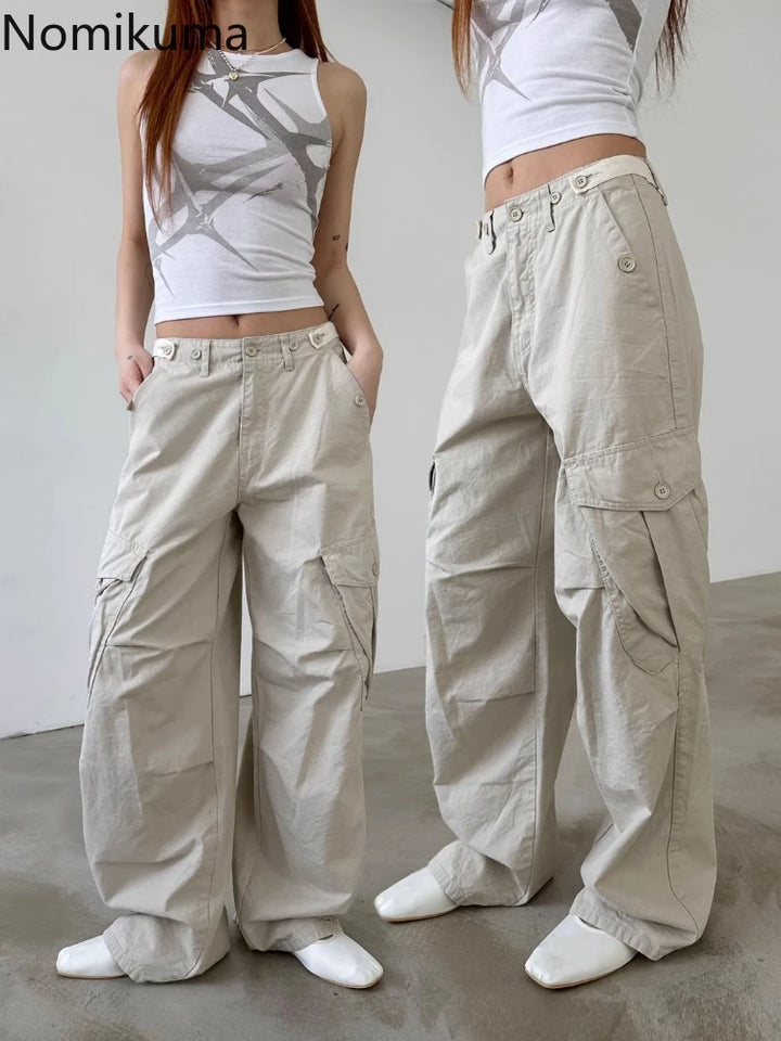 Streetwear Casual Cargo Pants for Women Bottoms Summer Pants