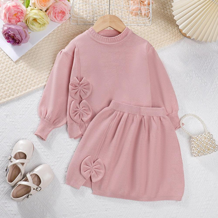 Kids Winter Sweater Dress-Dresses-Bennys Beauty World