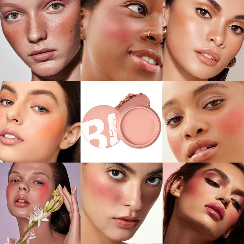 Pudaier Velvet Mousse Blush—Water-Resistant And longlasting