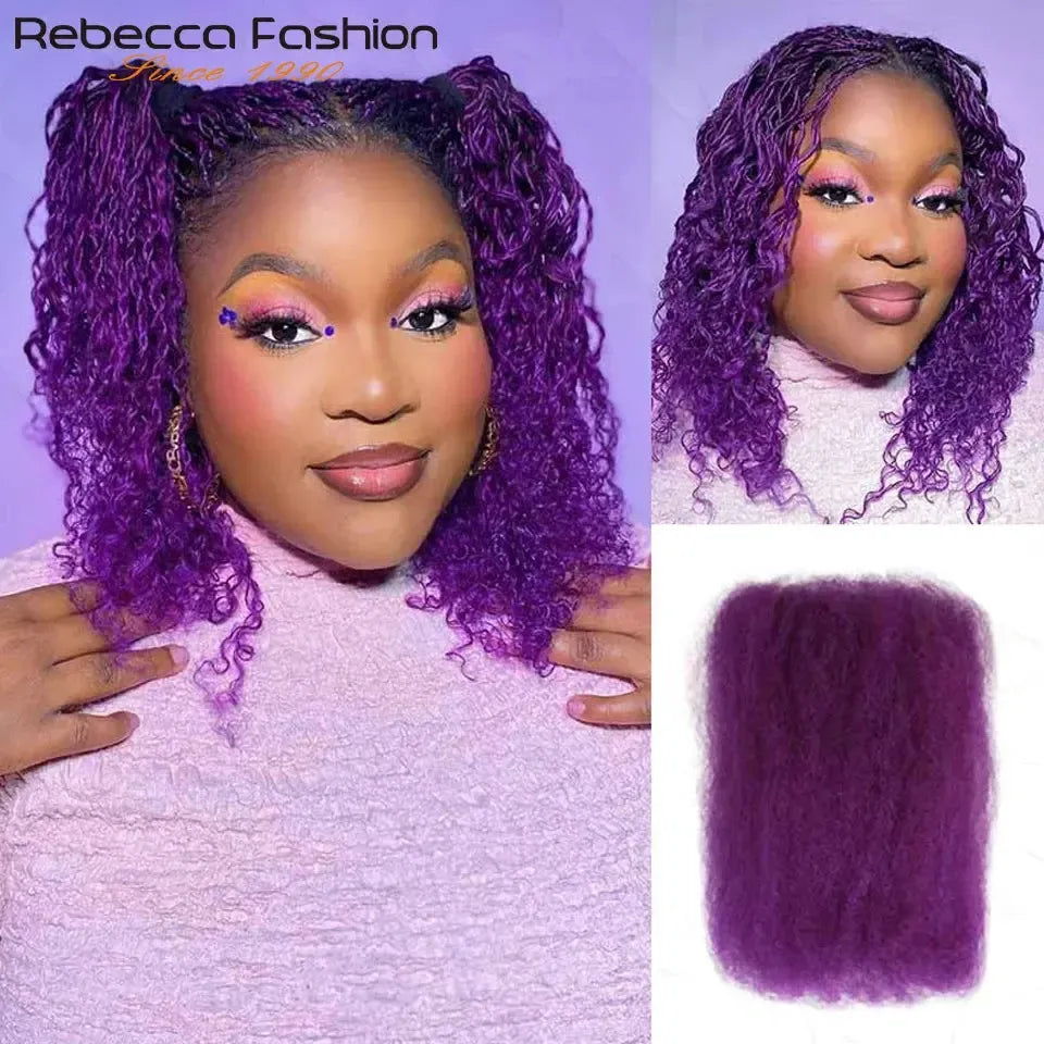 Brazilian Afro kinky Bulk Human Hair For Braiding Remy Hair-Hair Accessories-Bennys Beauty World