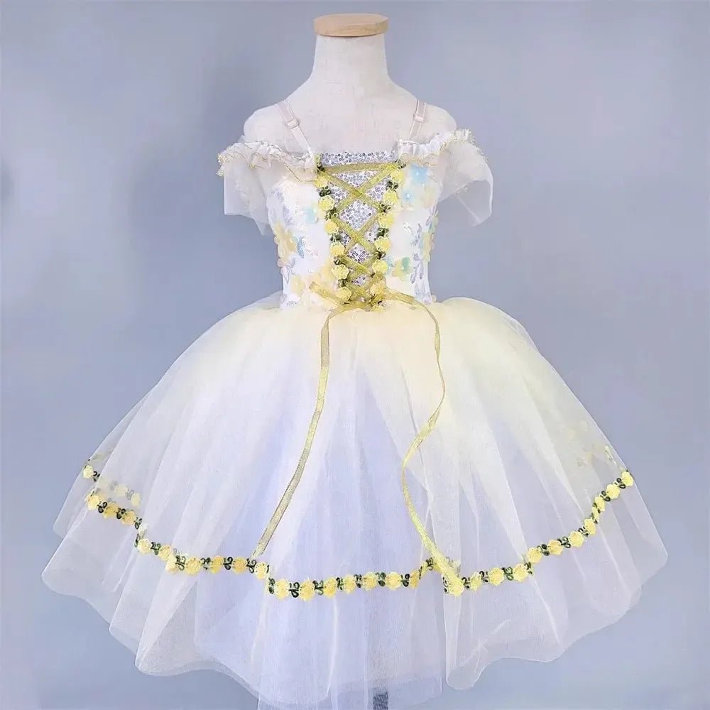 Girls Ballet Tutu Dress – Leotard &amp; Skirt Costume - Bennys Beauty World