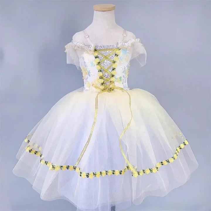 Girls Ballet Tutu Dress – Leotard &amp; Skirt Costume - Bennys Beauty World