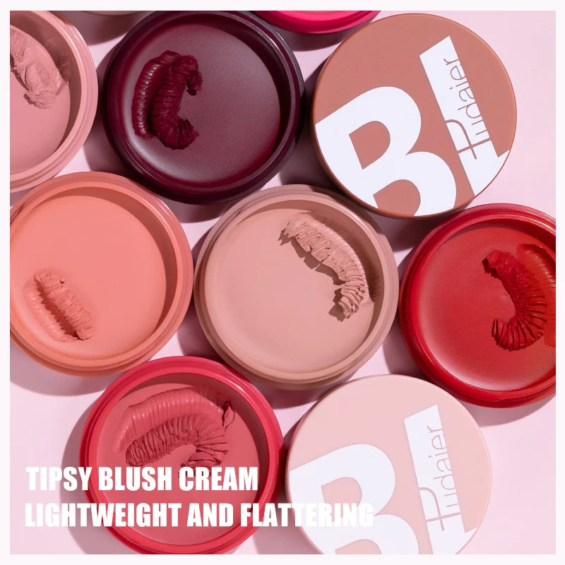 Pudaier Velvet Mousse Blush—Water-Resistant And longlasting