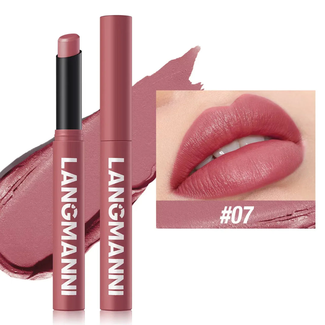 Twelve-color Matte Lipstick Pearly Highlighter Eyeshadow Stick