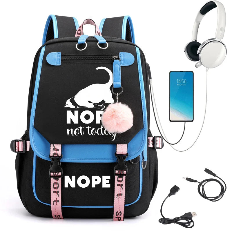 Women Schoolbag Waterproof Large Capacity S