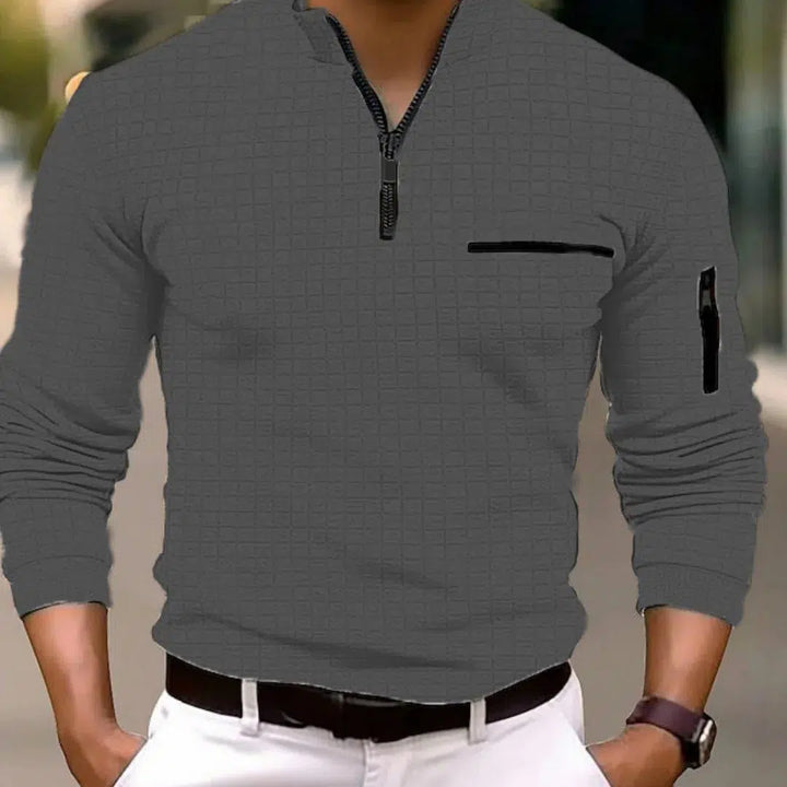 Men's Checked Polo Shirt For Men