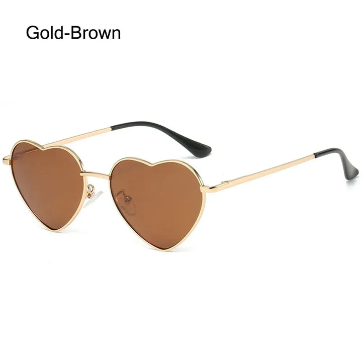 Heart-Shaped Sunglasses for Women | Polarized UV400 Metal Frame