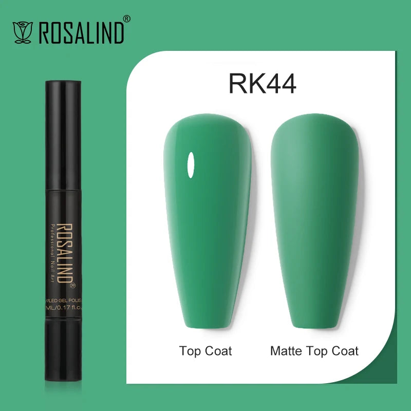 ROSALIND Nail Gel Pen Nail Gel Polish Soak Off UV LED Top Coat