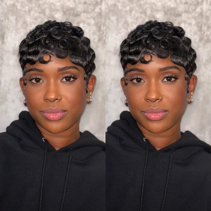 Synthetic Wigs Short Pixie Cut Wigs for Women