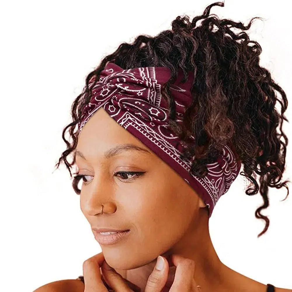 Twisted Wide Headbands for Women-hair accessories-Bennys Beauty World