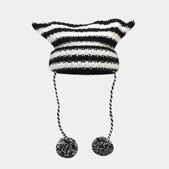 Women Girls Autumn Winter Cute Cat Ears Cap