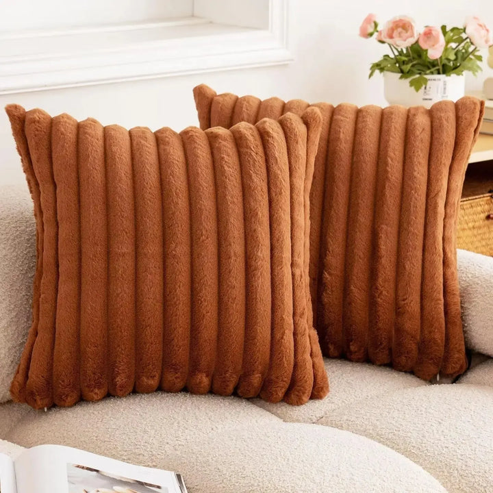 Faux Fur Sofa Cushion Cover - Bennys Beauty World
