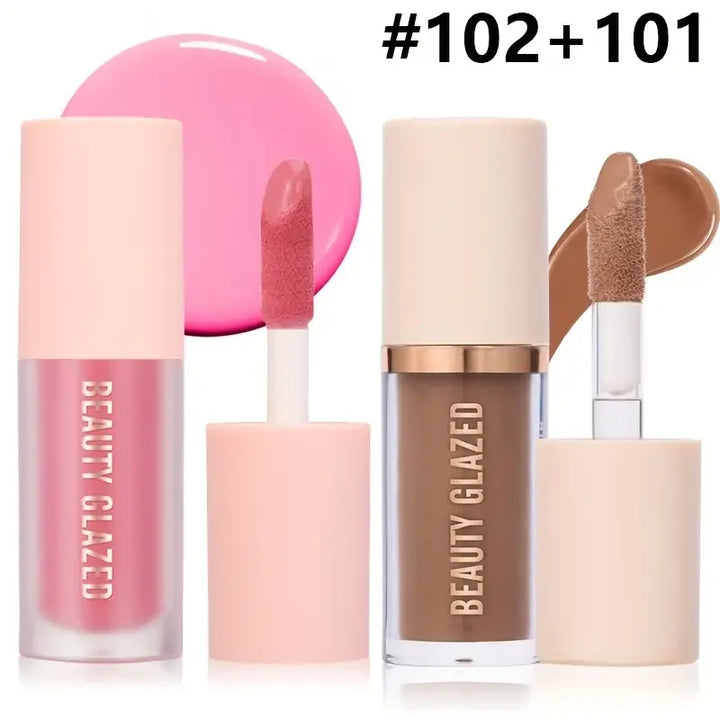 Liquid Blush Contour, Matte, Lightweight Waterproof Facial Base