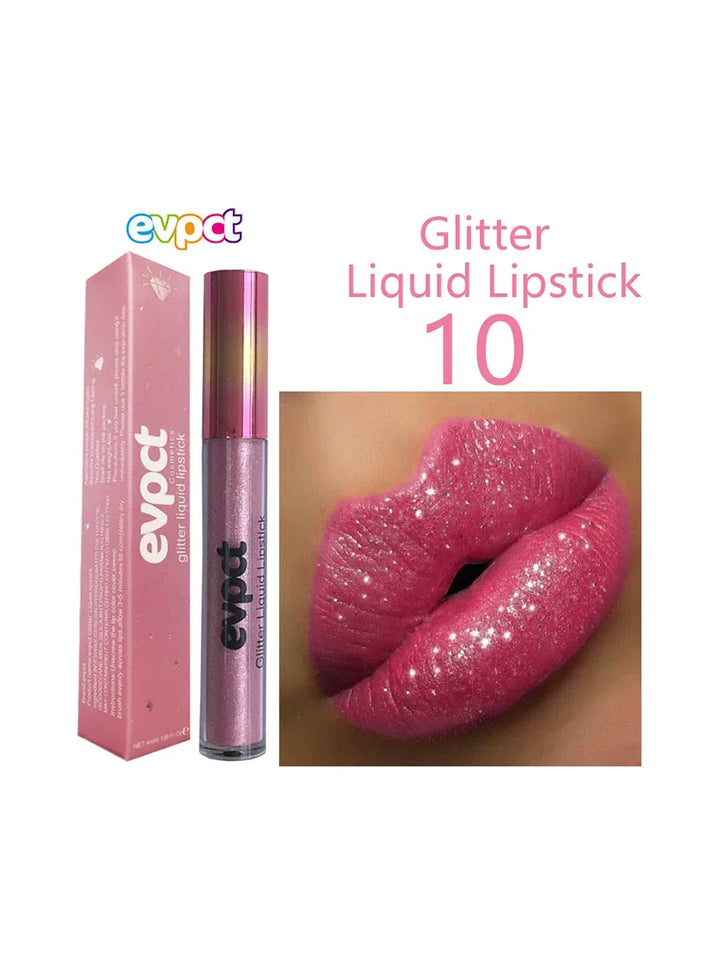 15 Colors Sexy Shimmer Diamond Glitter Matte Lip Gloss