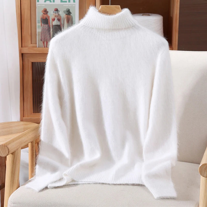 Women’s Cashmere High-Lapel Sweater