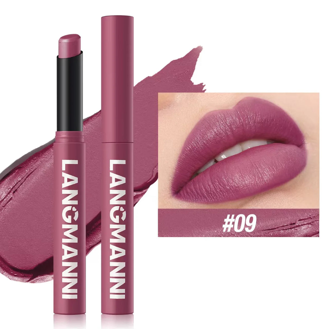 Twelve-color Matte Lipstick Pearly Highlighter Eyeshadow Stick