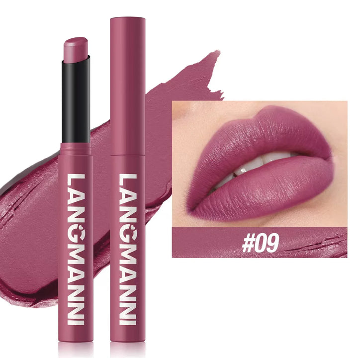 Twelve-color Matte Lipstick Pearly Highlighter Eyeshadow Stick