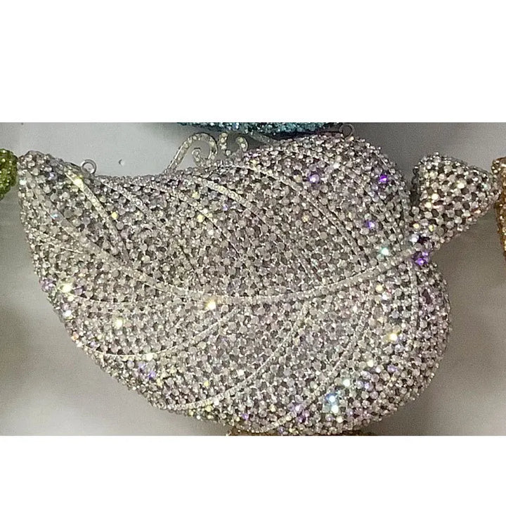 Crystal Diamond Evening Clutch Bag