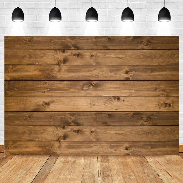 Rustic Wood Backdrop for Photography Brown Wooden Background Baby Shower Birthday Party Banner Kids Pets Portrait Photo Shoot-Arlik interiors