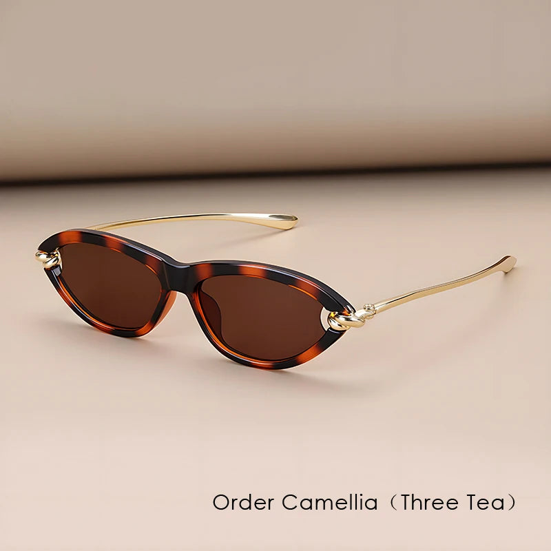 PLAZA DE TORS Cat Eye Sunglasses – UV400 &amp; Anti-Reflective Women&