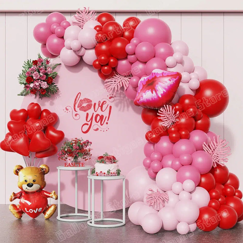 Love Heart Bear Valentine's Day Balloon