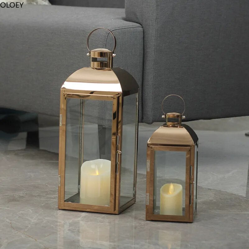 Nordic Lantern Candle Holders-Arlik interiors