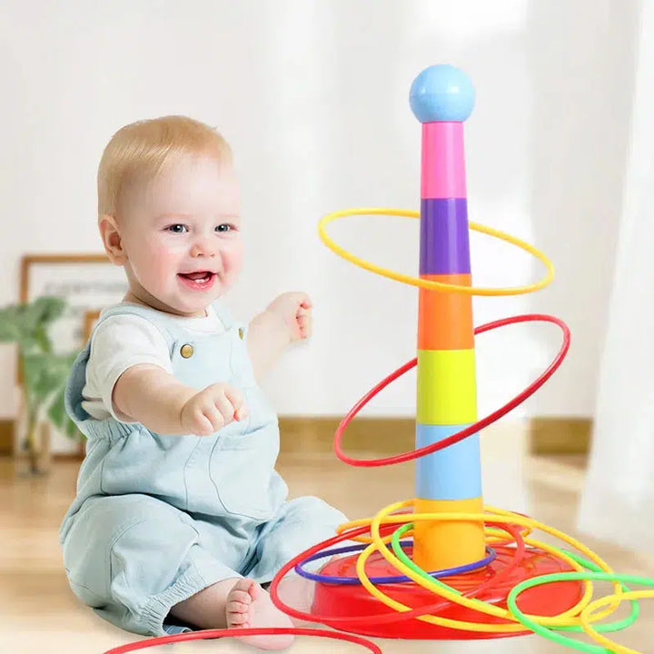 Children Throw Circle Game Stacked Toys-toys-Bennys Beauty World