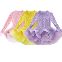 Winter Girls Knit Sweater Dress
