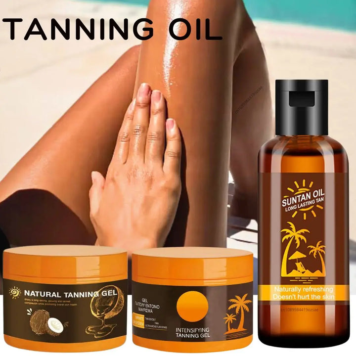 Tanning Oil, Body Bronzer, Summer Skin Self