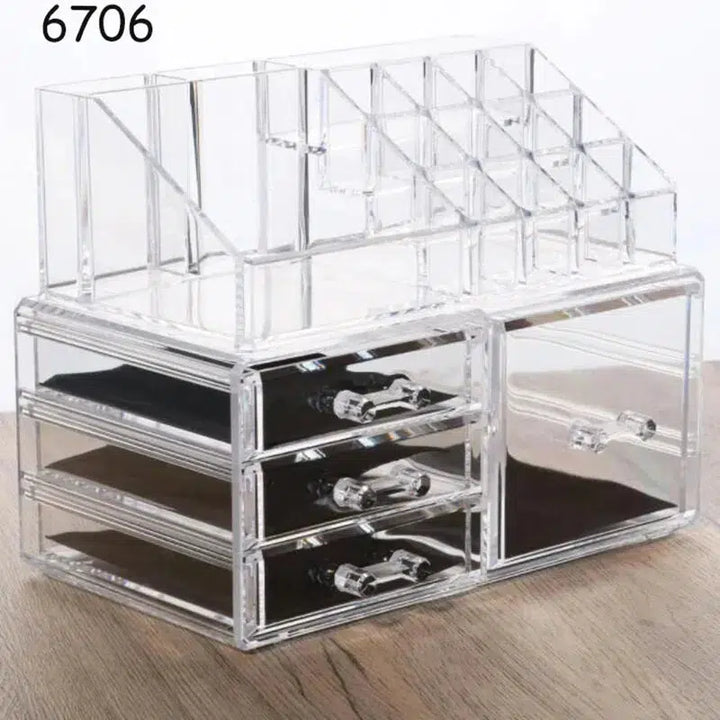 Acrylic Organizer For Cosmetics Makeup Organizer-Storage & Organization-Arlik interiors