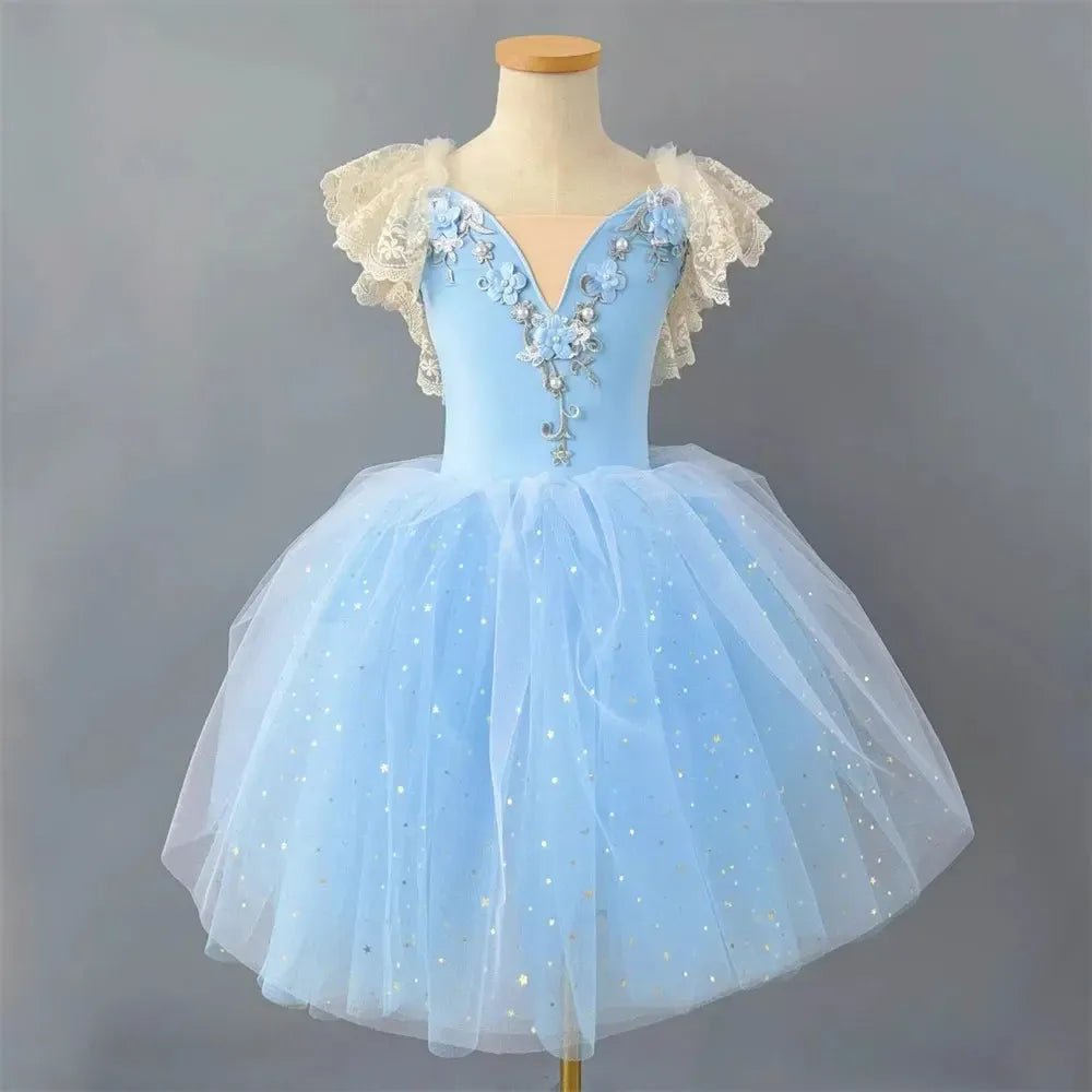 Girls Ballet Tutu Dress – Leotard &amp; Skirt Costume - Bennys Beauty World