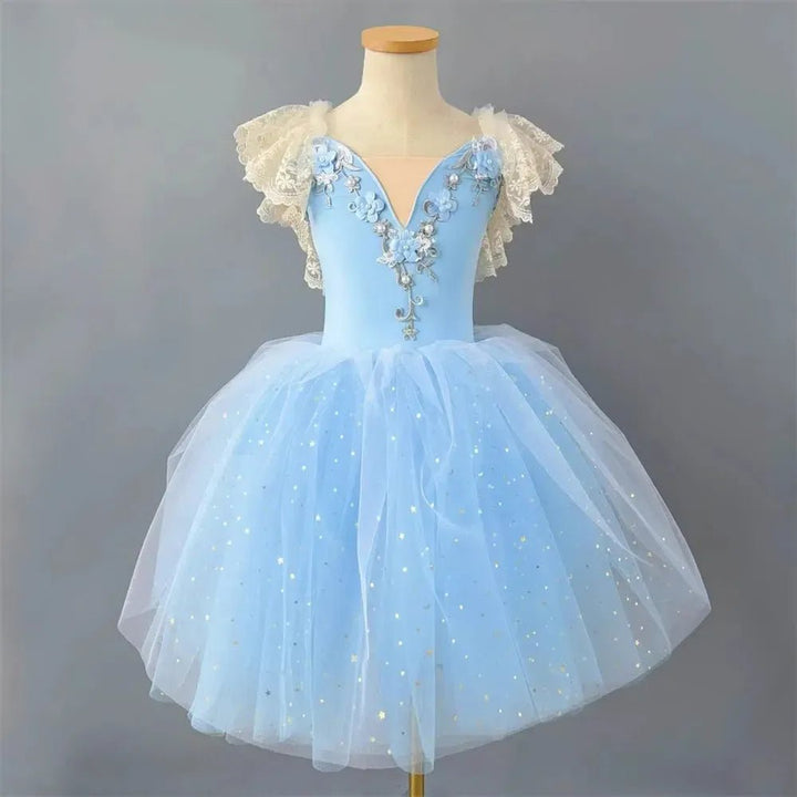 Girls Ballet Tutu Dress – Leotard &amp; Skirt Costume - Bennys Beauty World