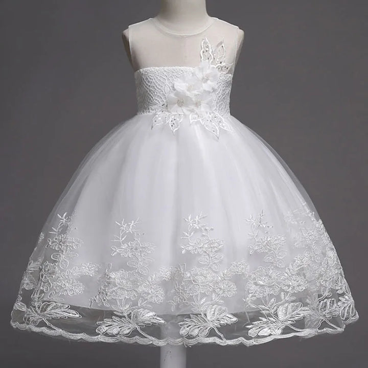 Girls Tutu Ballet Dance Dress – Sleeveless Princess Costume