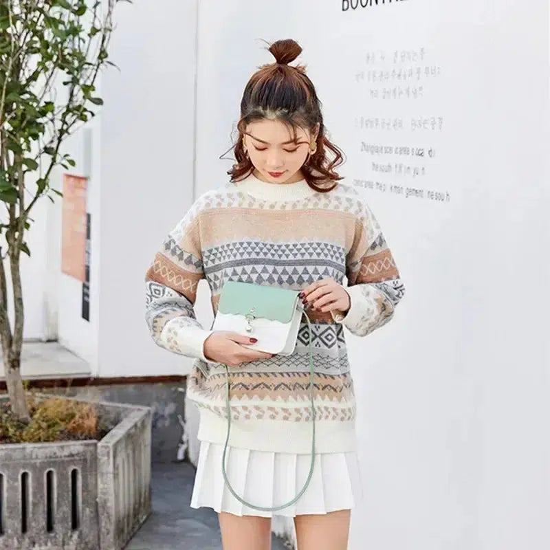 Simply Fashion PU Leather Crossbody Bag