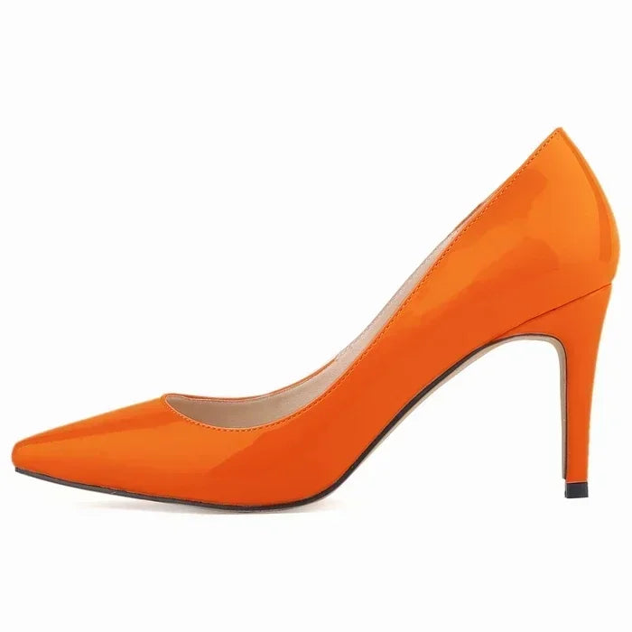 Large Size Women Pumps Classic Pointed Toe High Heels