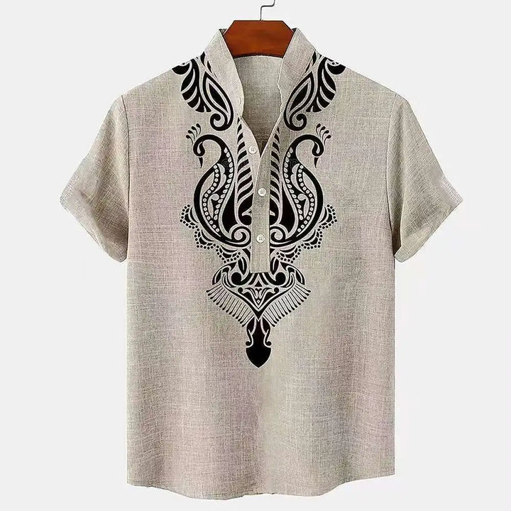 Men's Shirt Linen Men's Tops-Bennys Beauty World