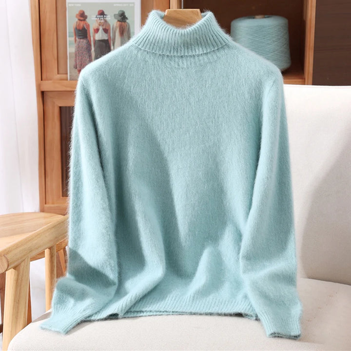 Women’s Cashmere High-Lapel Sweater