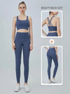2 Piece Yoga Clothes Womens Tracksuit Athletic Wear-Cropped Top-Bennys Beauty World