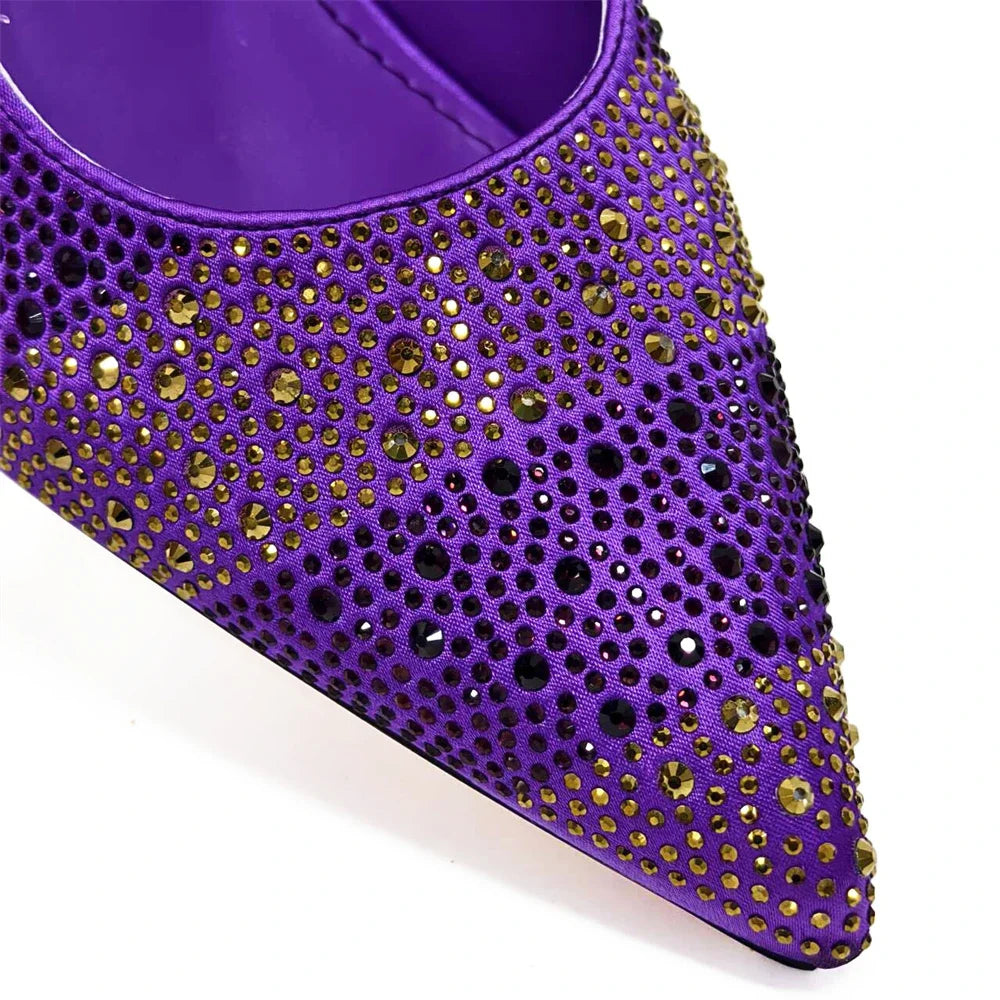 African Party Shoe and Bag Set Italian Shoes with Matching Bags