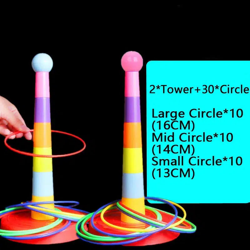 Children Throw Circle Game Stacked Toys-toys-Bennys Beauty World