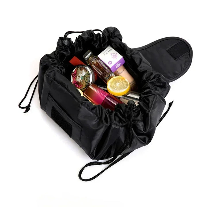 Women Drawstring Cosmetic Bag Travel Storage Makeup Bag