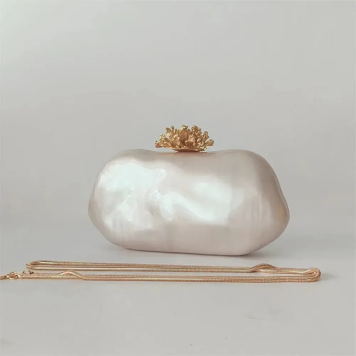 Acrylic Shell Clutch Bag – Women&