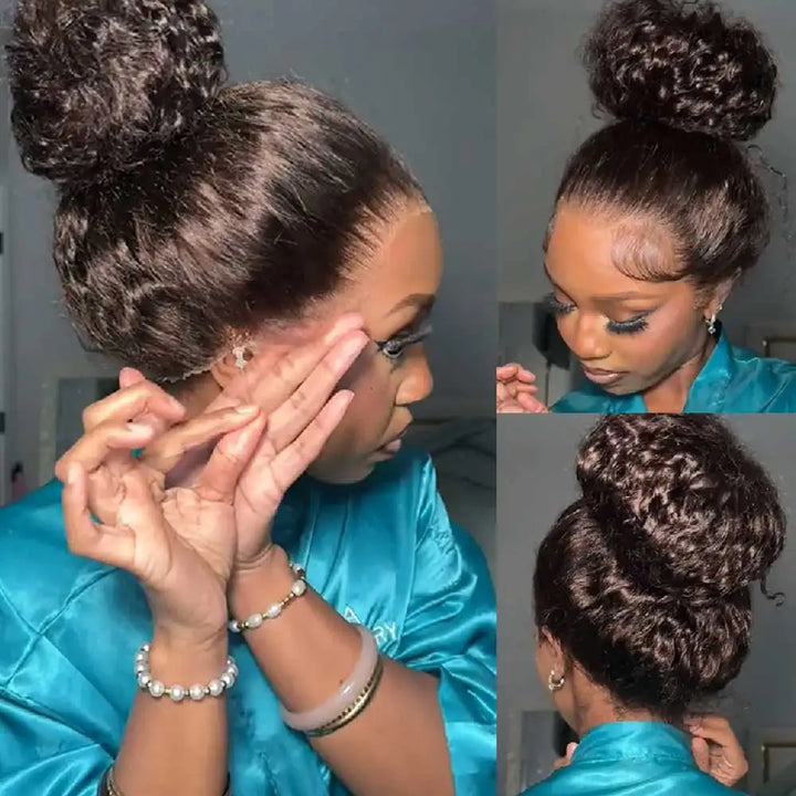 360 Full HD Lace Frontal Wig | Deep Wave | Invisible Strap